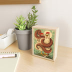 Chicken and the Snake Mini Art Print Gallery Image 2