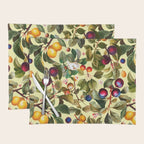 Vintage Fruit Pattern XXI Placemat Gallery Image 1