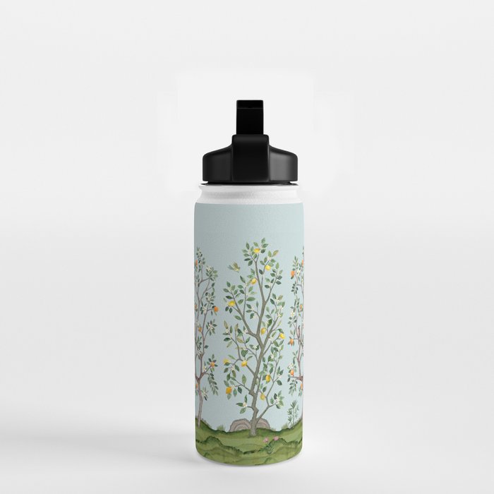 Chinoiserie Citrus Grove Mural Multicolor Water Bottle Gallery Image 2