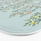 Chinoiserie Citrus Grove Mural Multicolor Bath Mat Gallery Image 3