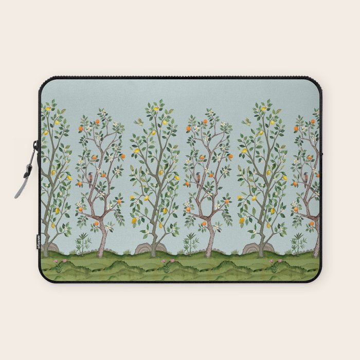 Chinoiserie Citrus Grove Mural Multicolor Laptop Sleeve Gallery Image 1