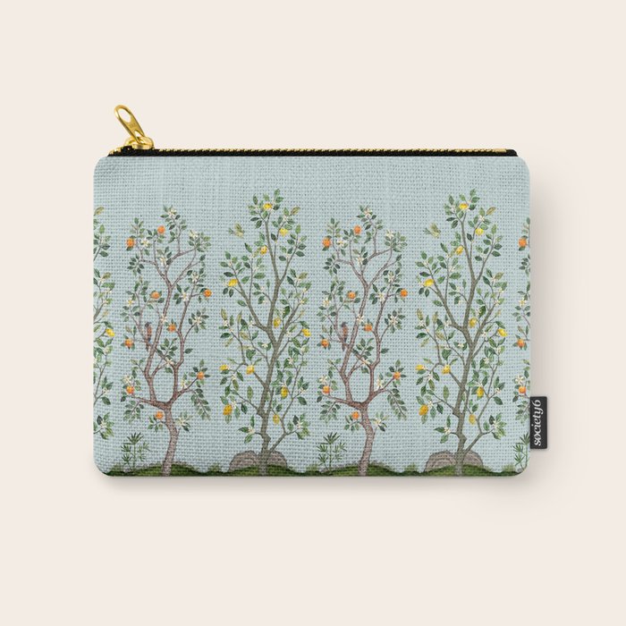 Chinoiserie Citrus Grove Mural Multicolor Carry All Pouch Gallery Image 1