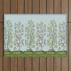 Chinoiserie Citrus Grove Mural Multicolor Outdoor Rug Gallery Image 1