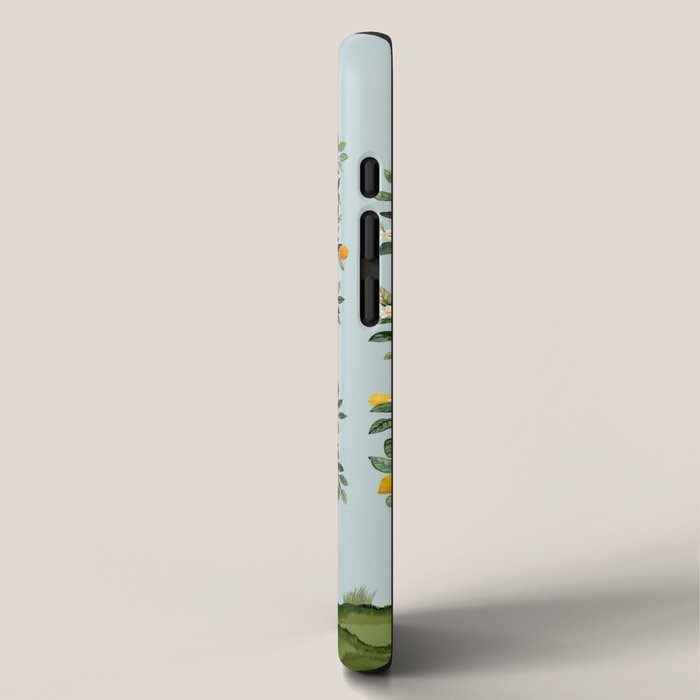 Chinoiserie Citrus Grove Mural Multicolor iPhone Case Gallery Image 2