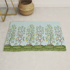 Chinoiserie Citrus Grove Mural Multicolor Rug Gallery Image 1