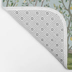 Chinoiserie Citrus Grove Mural Multicolor Bath Mat Gallery Image 2