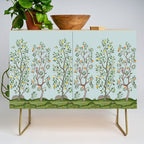 Chinoiserie Citrus Grove Mural Multicolor Credenza Gallery Image 1