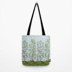 Chinoiserie Citrus Grove Mural Multicolor Tote Bag Gallery Image 2