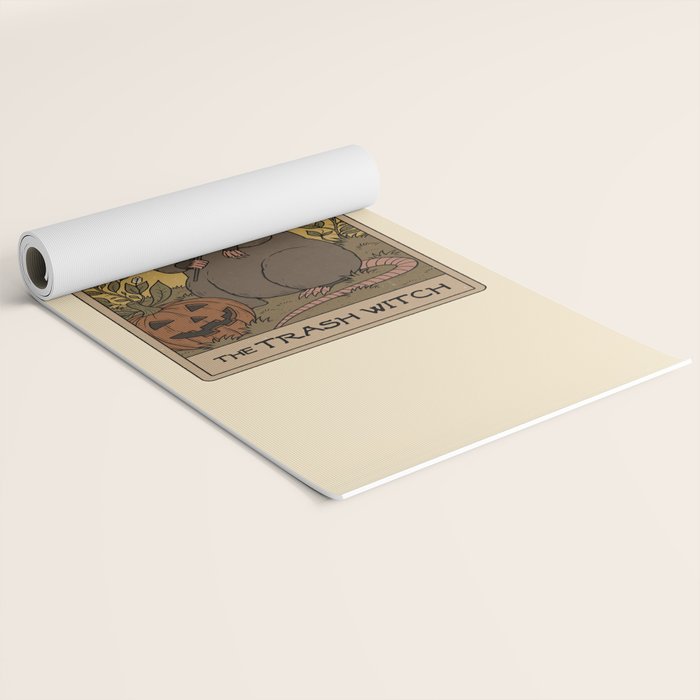 The Trash Witch - Possum Tarot Yoga Mat Gallery Image 2