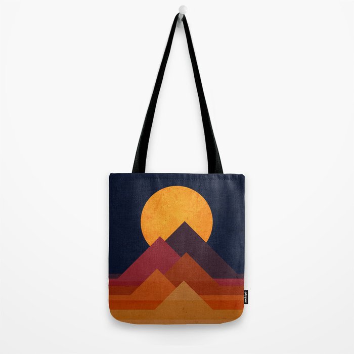Full moon and pyramid Tote Bag Gallery Image 2