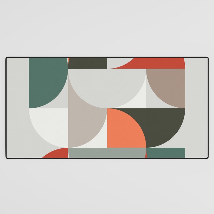Mid Century Geometric 14 Desk Mat Gallery Image 3