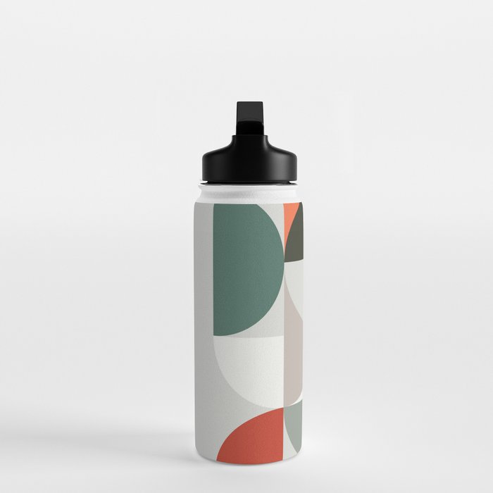 Mid Century Geometric 14 Water Bottle Gallery Image 3