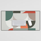 Mid Century Geometric 14 Desk Mat Gallery Image 1