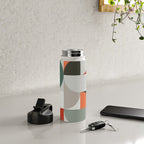 Mid Century Geometric 14 Water Bottle Gallery Image 4