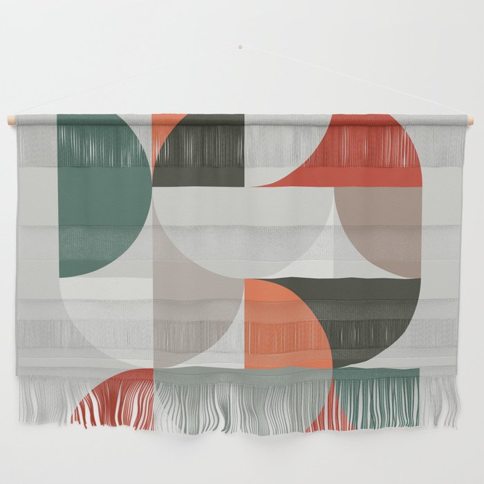 Mid Century Geometric 14 Wall Hanging Gallery Image 1