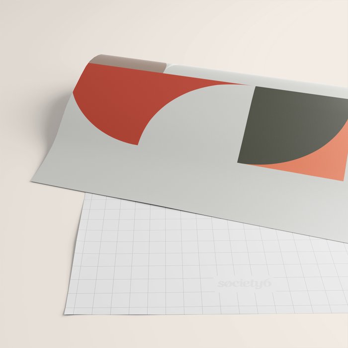 Mid Century Geometric 14 Wrapping Paper Gallery Image 2