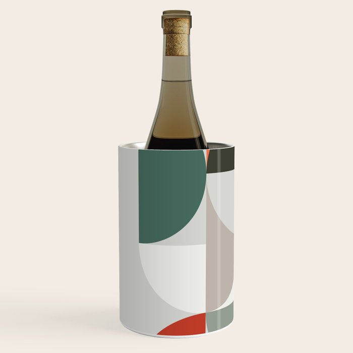 Mid Century Geometric 14 Wine Chiller Gallery Image 2