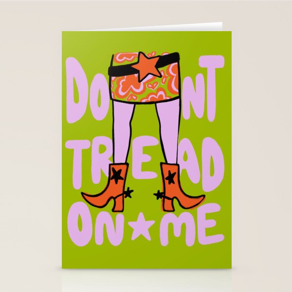 Don't Tread On Me Stationery Card Gallery Image 1