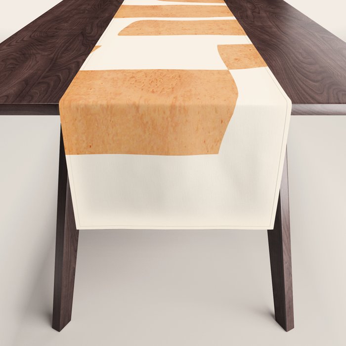 Abstract Shapes Modern Art 24 Table Runner Gallery Image 1