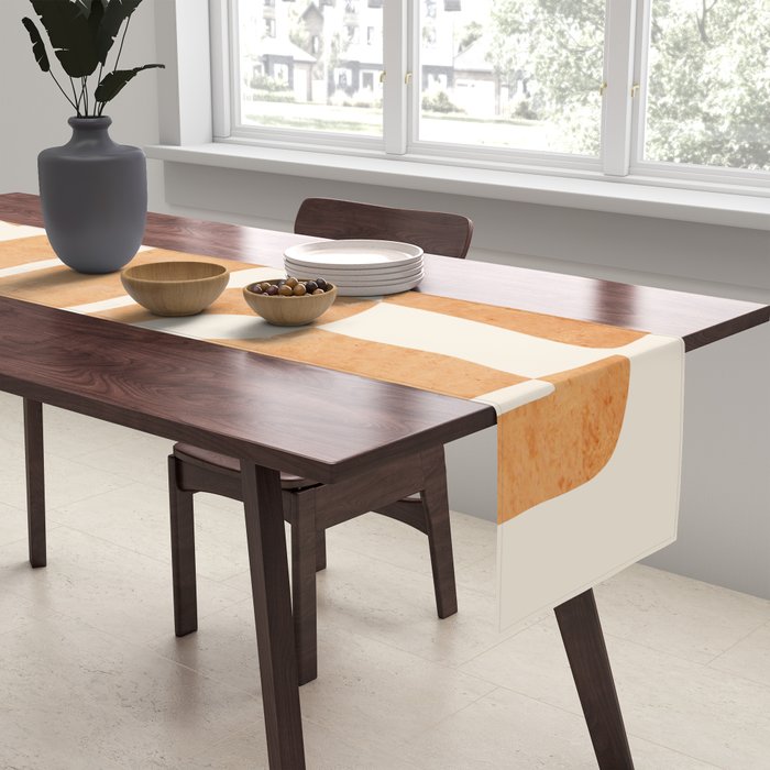 Abstract Shapes Modern Art 24 Table Runner Gallery Image 2