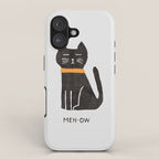 Meh-ow iPhone Case Gallery Image 1
