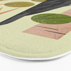 Woodpecker In Aspen Tree Bath Mat Gallery Image 3