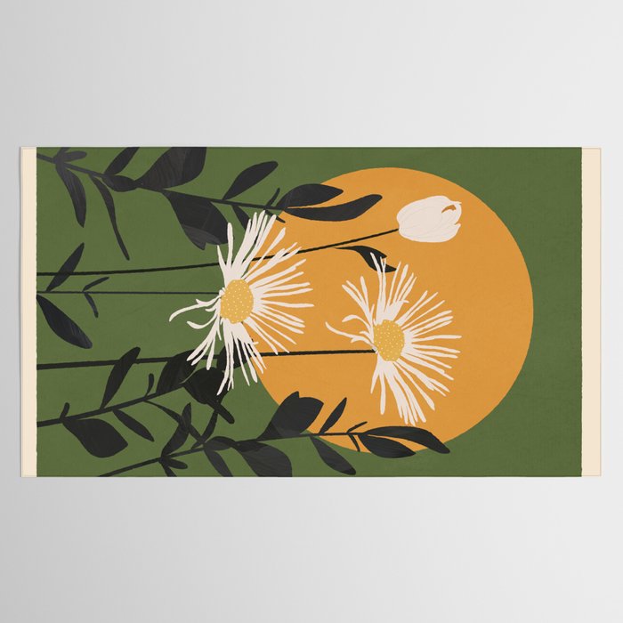 Abstract Florals 3 Tablecloth Gallery Image 2