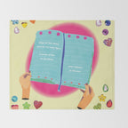 in my diary Throw Blanket Gallery Image 2