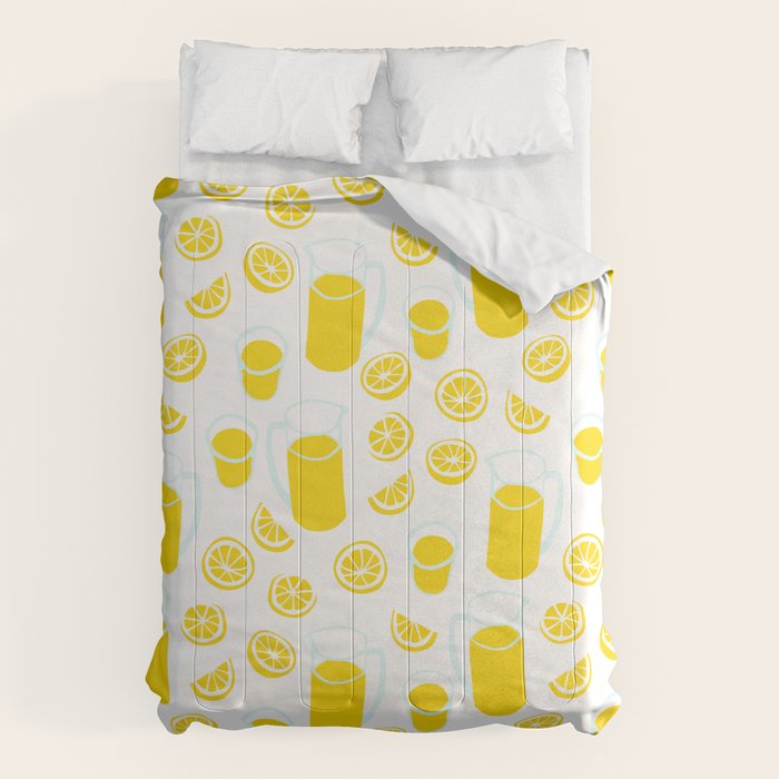 Fresh lemonade fruit drink cartoon pattern Comforter Gallery Image 6