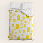 Fresh lemonade fruit drink cartoon pattern Comforter Gallery Image 6
