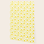 Fresh lemonade fruit drink cartoon pattern Wallpaper Gallery Image 2