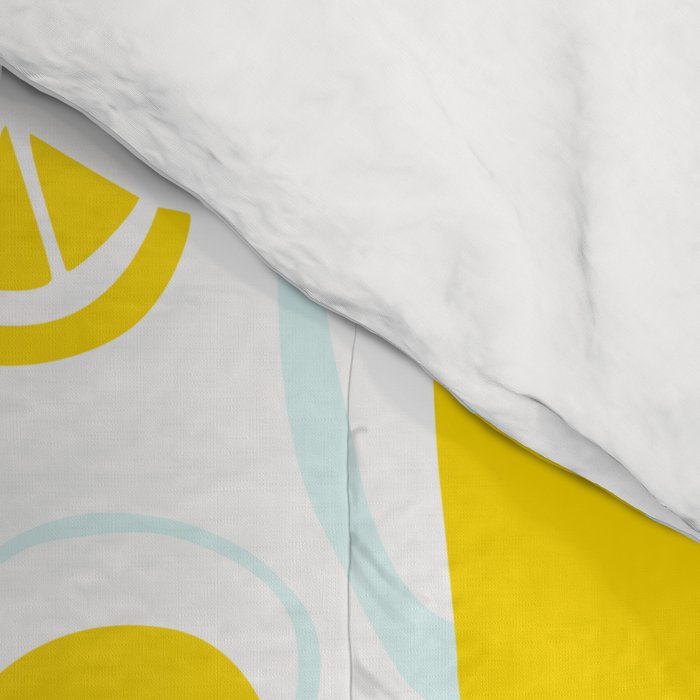 Fresh lemonade fruit drink cartoon pattern Comforter Gallery Image 4