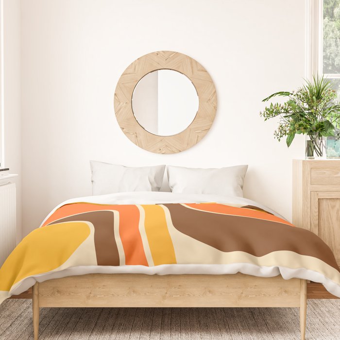Mid Century Modern Decoration 721 Minimal  Duvet Cover Gallery Image 3