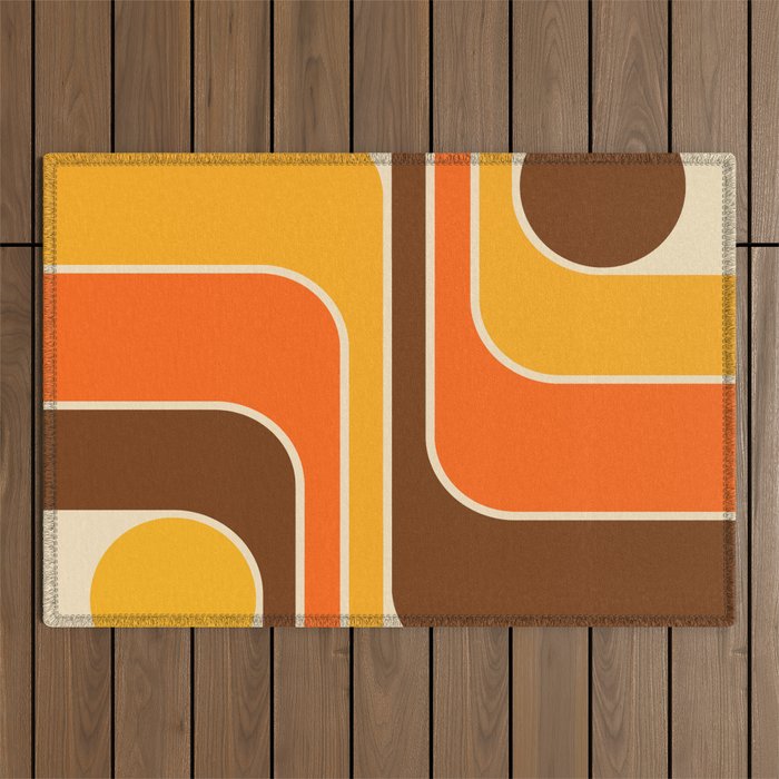 Mid Century Modern Decoration 721 Minimal  Outdoor Rug Gallery Image 1