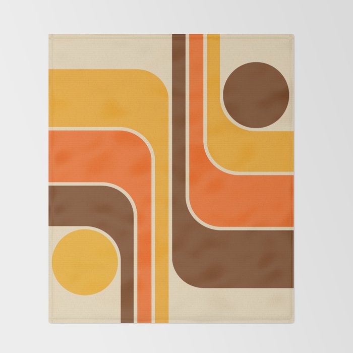 Mid Century Modern Decoration 721 Minimal  Throw Blanket Gallery Image 2