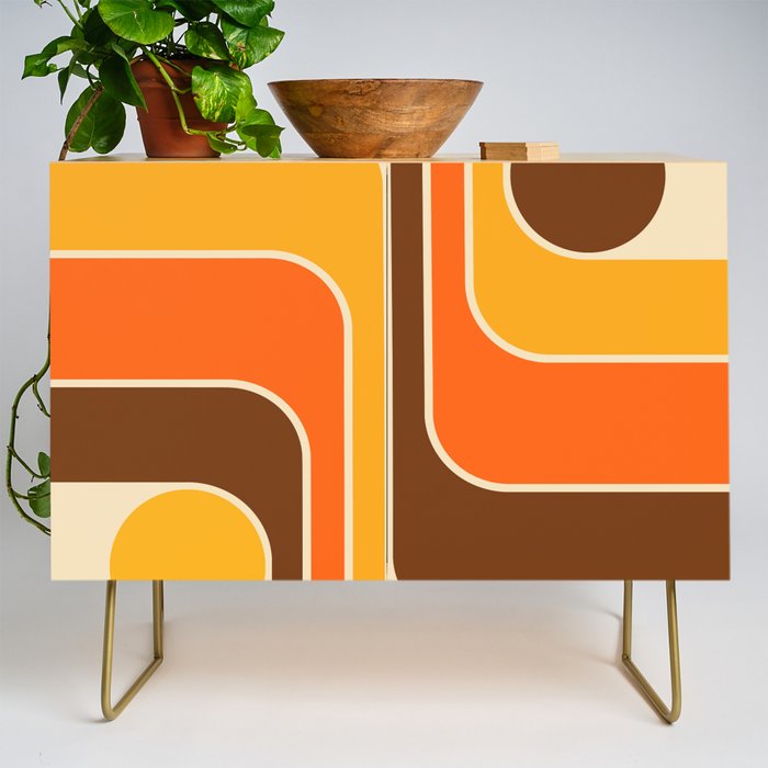 Mid Century Modern Decoration 721 Minimal  Credenza Gallery Image 1