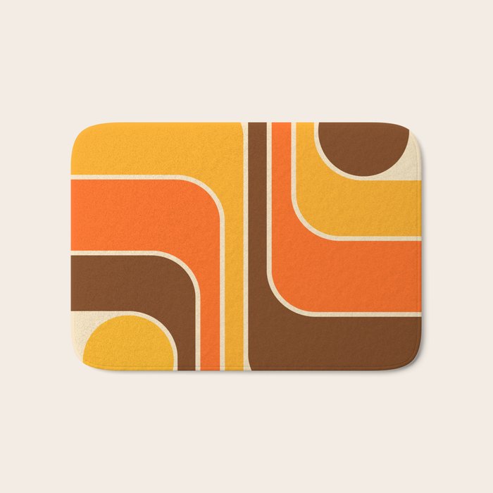 Mid Century Modern Decoration 721 Minimal  Bath Mat Gallery Image 1