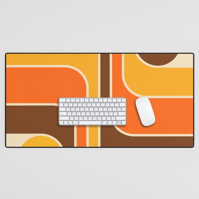 Mid Century Modern Decoration 721 Minimal  Desk Mat