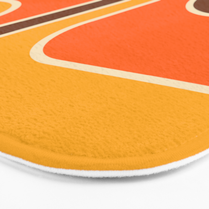 Mid Century Modern Decoration 721 Minimal  Bath Mat Gallery Image 3