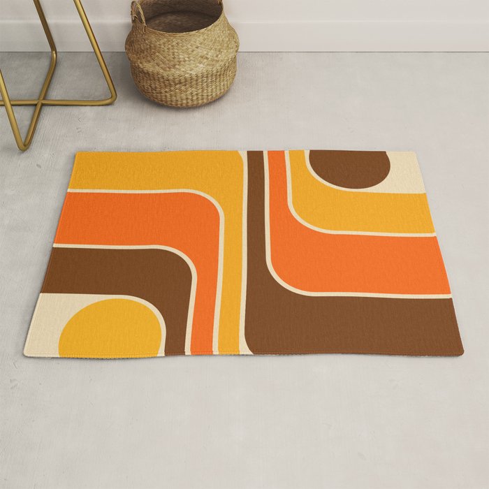 Mid Century Modern Decoration 721 Minimal  Rug Gallery Image 1