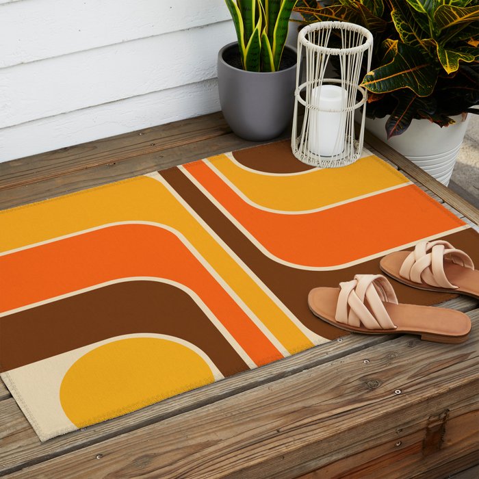 Mid Century Modern Decoration 721 Minimal  Outdoor Rug Gallery Image 2