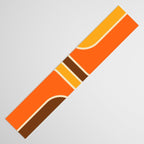 Mid Century Modern Decoration 721 Minimal  Table Runner Gallery Image 3