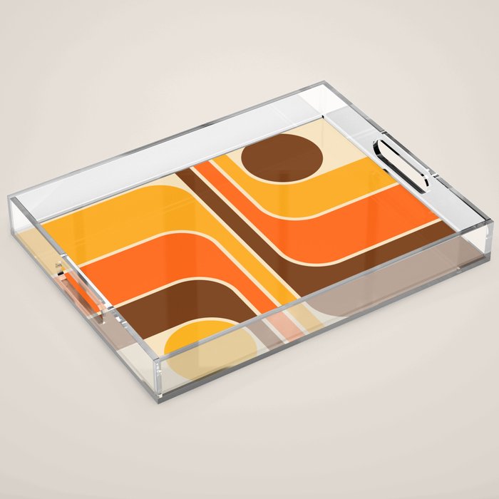 Mid Century Modern Decoration 721 Minimal  Acrylic Tray Gallery Image 1