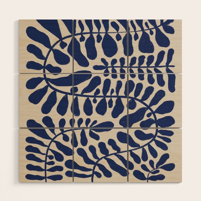 One Hundred-Leaved Plant #7 Wood Wall Art Gallery Image 1