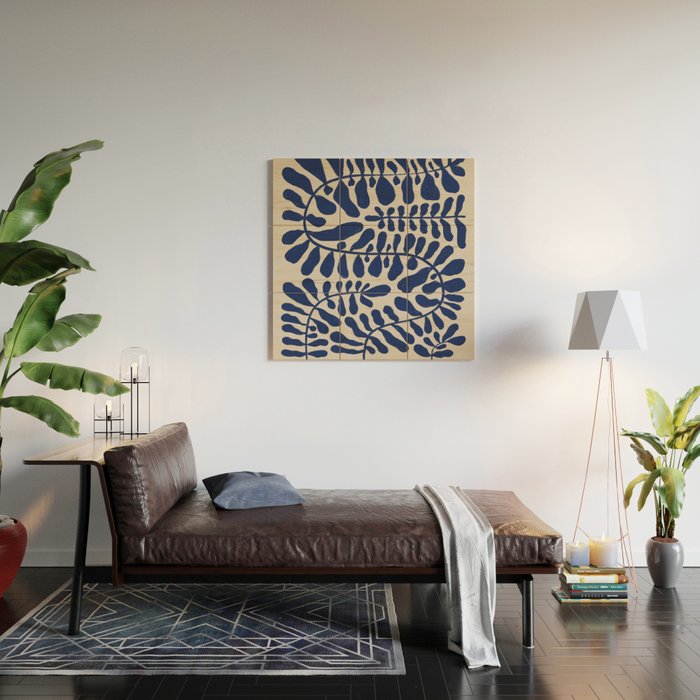 One Hundred-Leaved Plant #7 Wood Wall Art Gallery Image 2