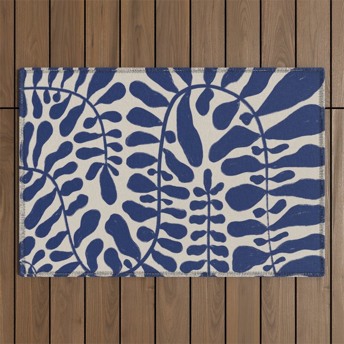 One Hundred-Leaved Plant #7 Outdoor Rug Gallery Image 1