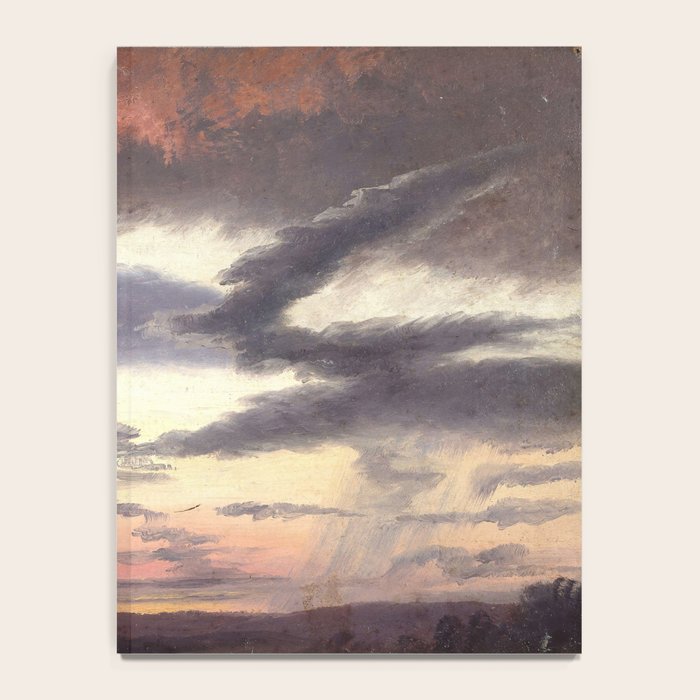 "Cloud Study" by Knud Baade, 1838 Notebook Gallery Image 4