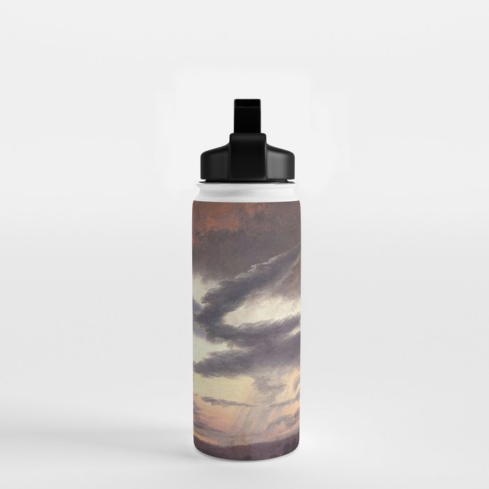 "Cloud Study" by Knud Baade, 1838 Water Bottle Gallery Image 2