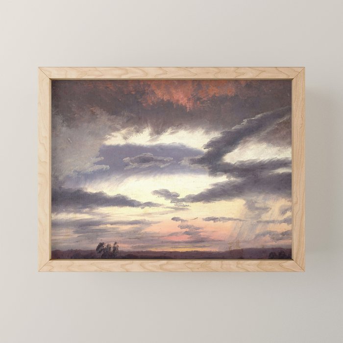 "Cloud Study" by Knud Baade, 1838 Mini Art Print Gallery Image 1