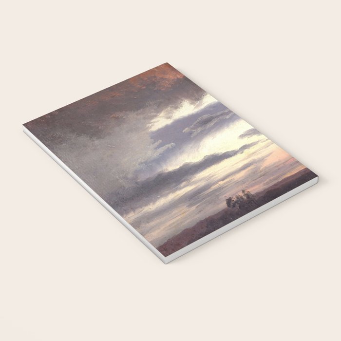 "Cloud Study" by Knud Baade, 1838 Notebook Gallery Image 3